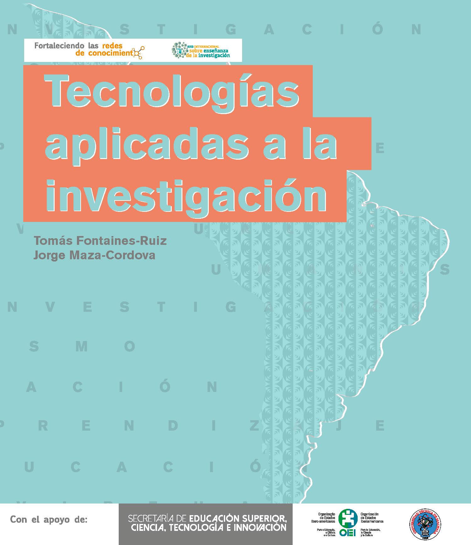 Portada Tecnologías aplicadas a la investigación